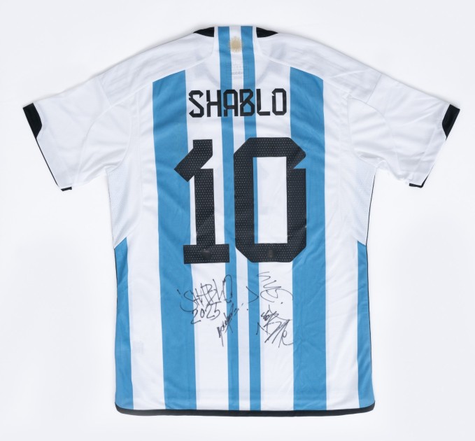 Argentina T-shirt autographed by Shablo donated for Sanremo 2025