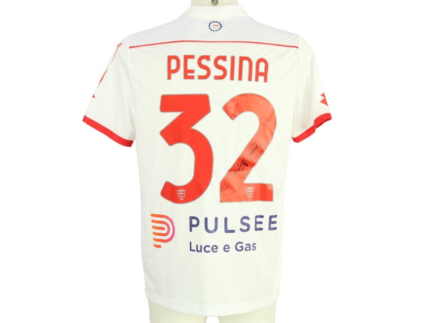 Pessina's Monza Signed Match-Issued Shirt, 2023/24