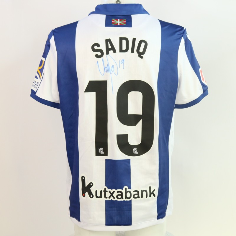 Sadiq's Signed Unwashed Shirt, Real Sociedad vs Osasuna 2024