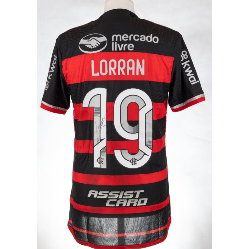 Maglia gara Flamengo Copa do Brasil Lorran, 2024 - Autografata