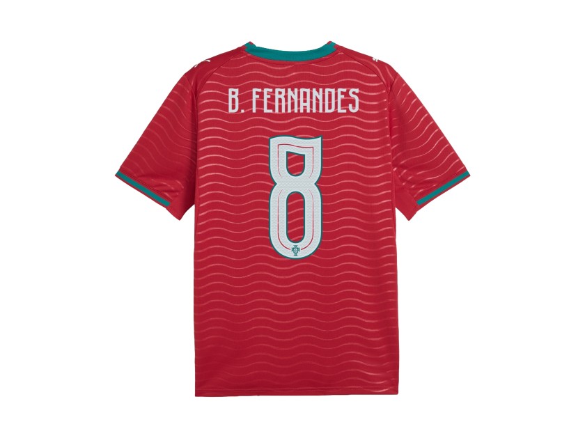 Fernandes' Portugal 2026 Signed with Personalised Dedication Shirt