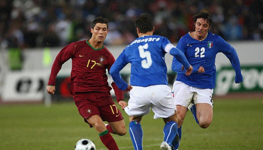 Cannavaro's Italy Match Shirt, 2006/07