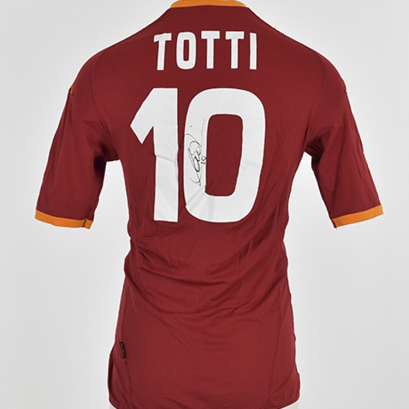 Francesco Totti's AS Roma Signed Shirt, 2007/2008 