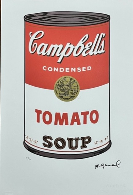 Andy Warhol Signed "Campbell's" 