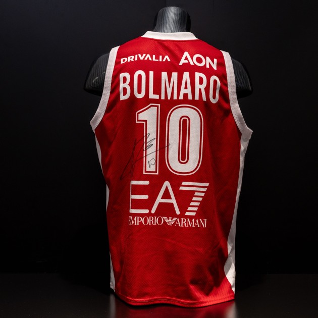 Leandro Bolmaro's Olimpia Milano Signed Official Match-Worn Jersey - Limited Edition