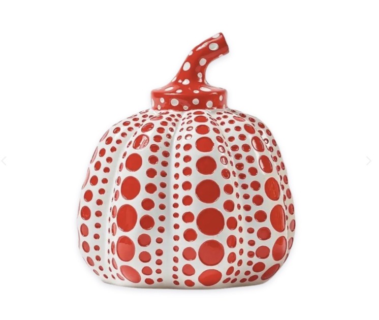 "Pumpkins (Open Edition Red)" di Yayoi Kusama