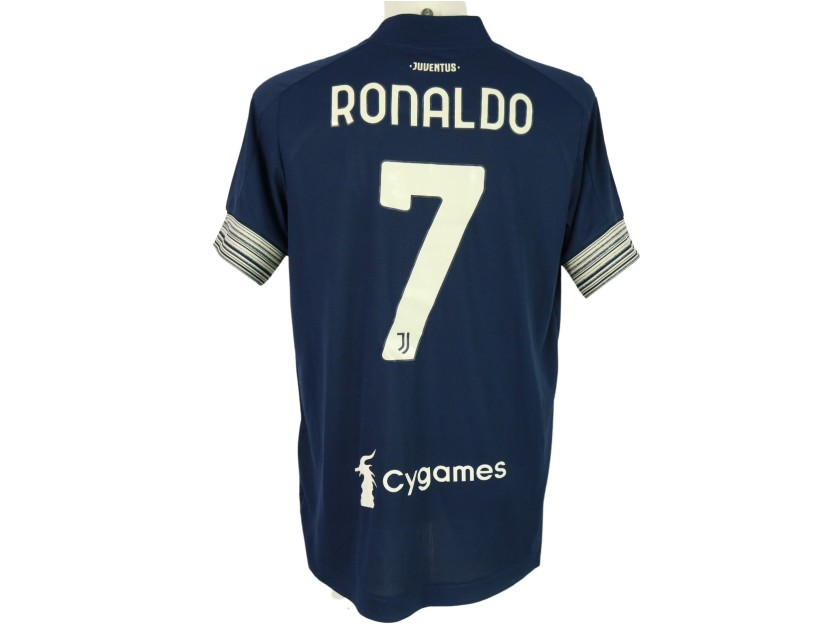 Cristiano Ronaldo s Juventus Match Shirt 2020 21 CharityStars