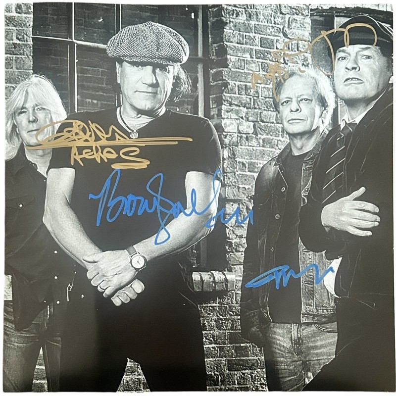 AC/DC Signed Photograph