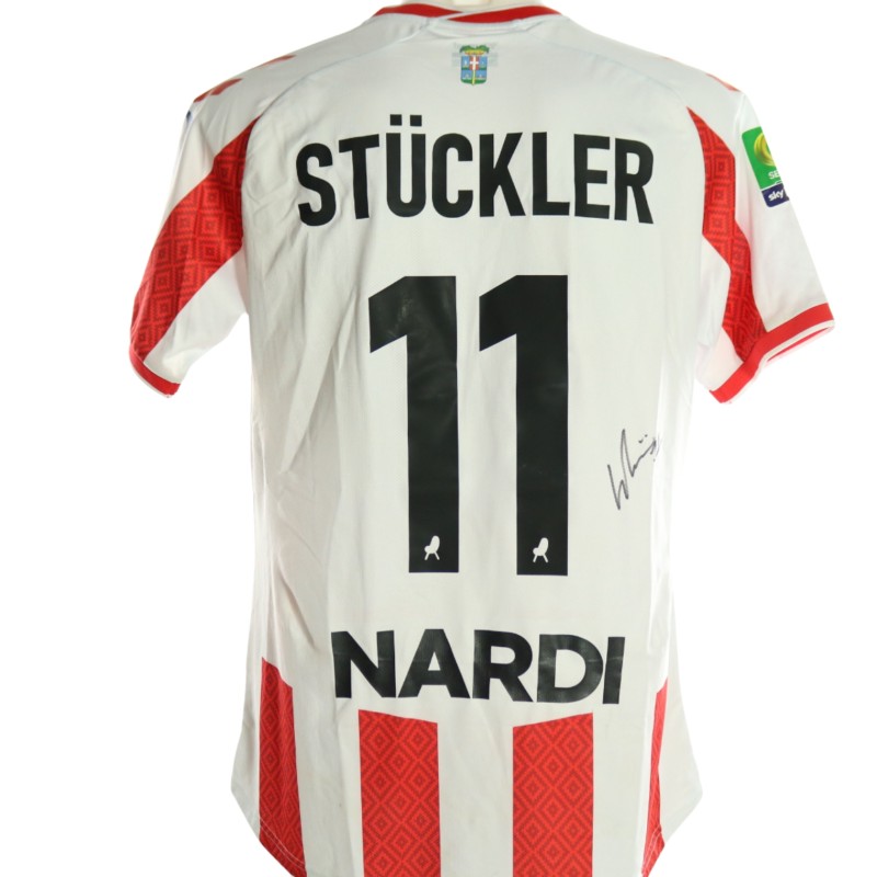 Stuckler's Signed Unwashed Shirt, LR Vicenza vs Pergolettese 2026 - Special Patch Earth Day