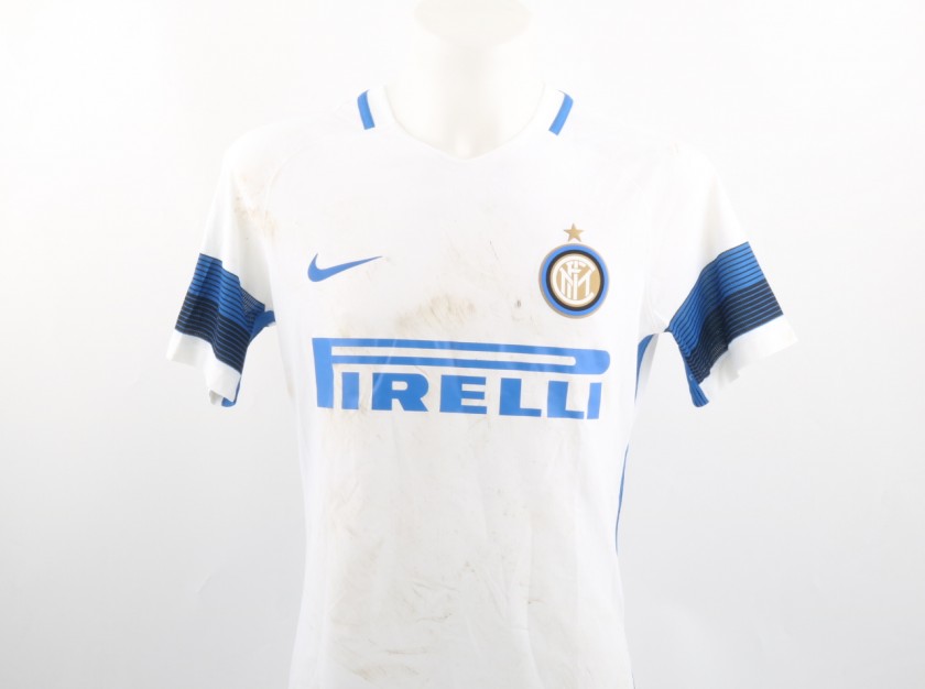 Joao Mario Match Worn Shirt, Sassuolo/Inter 18/12/16 - UNWASHED