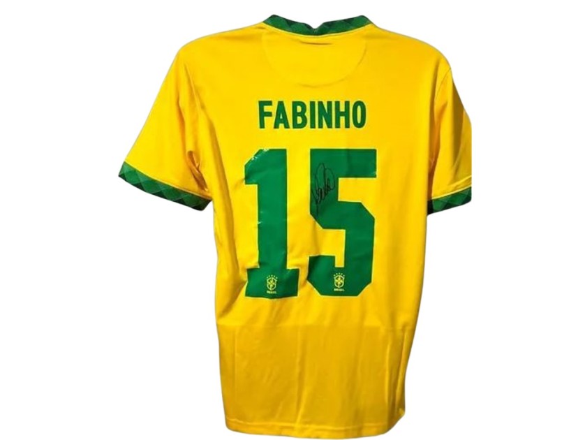 Maglia replica Fabinho Brasile, 2021/22 - Autografata