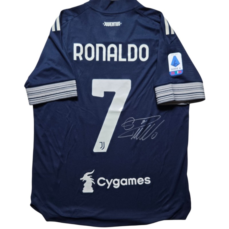 Cristiano Ronaldo's Signed Match-Issued Shirt, Lazio vs Juventus 2020
