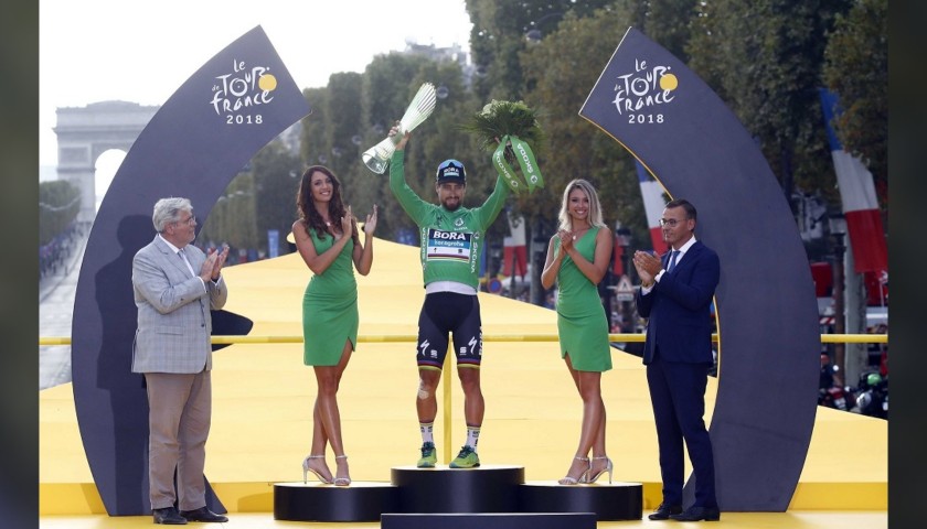 Green Jersey Signed by Peter Sagan - Tour de France 2018