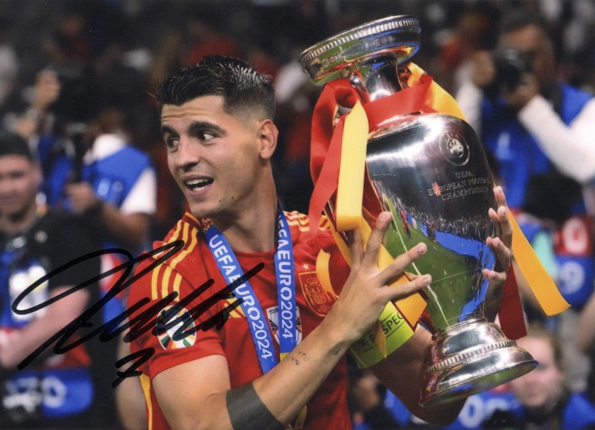 Alvaro Morata - Signed Photograph
