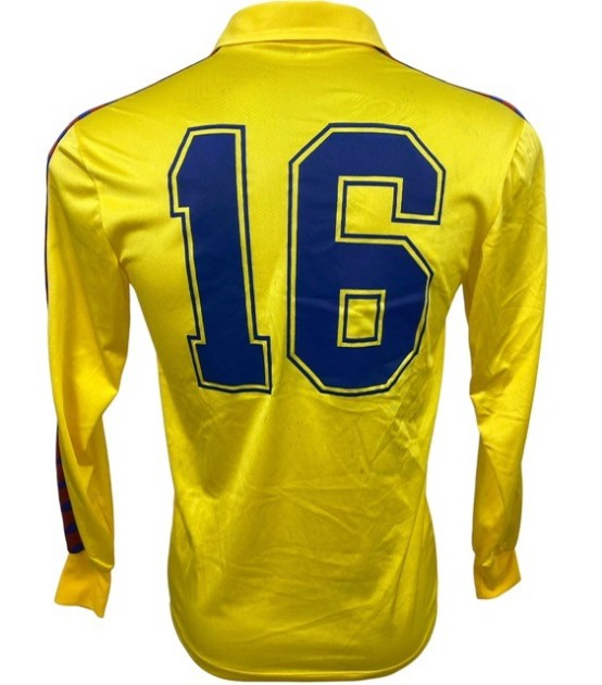 Paco Clos' Match-Issued Shirt, Manchester United vs Barcelona 1984