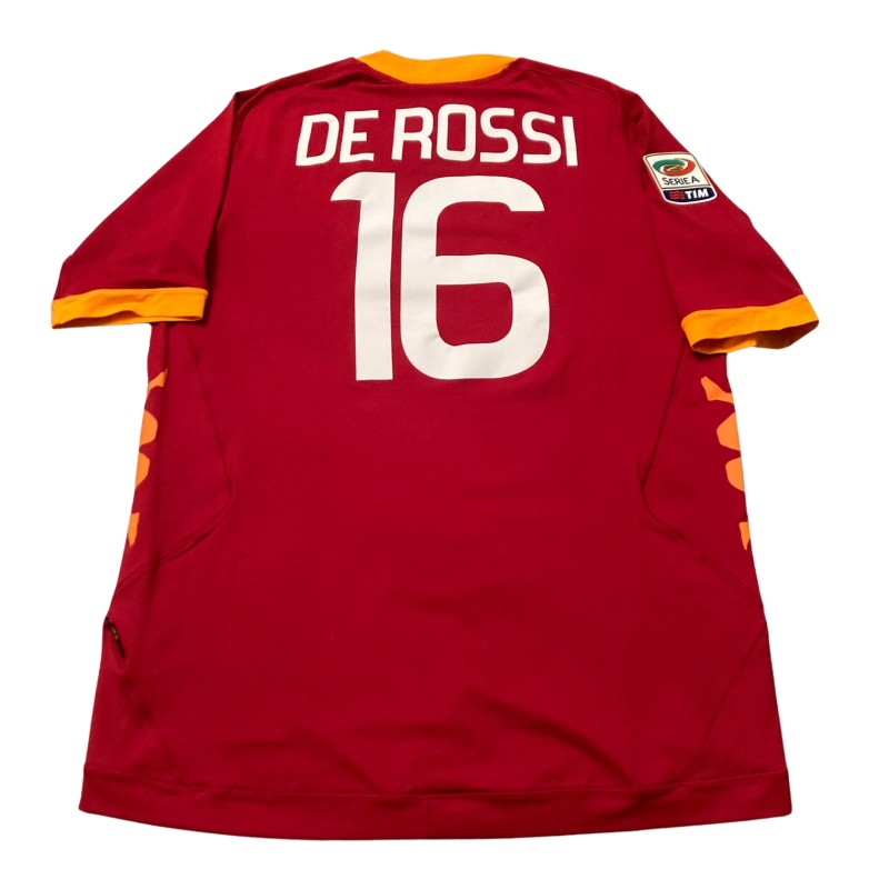 De Ross's Roma Match-Issued Shirt, 2011/12