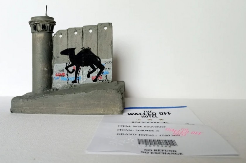 Banksy "Love Palestina" Wall Section Sculpture - Walled Off Hotel