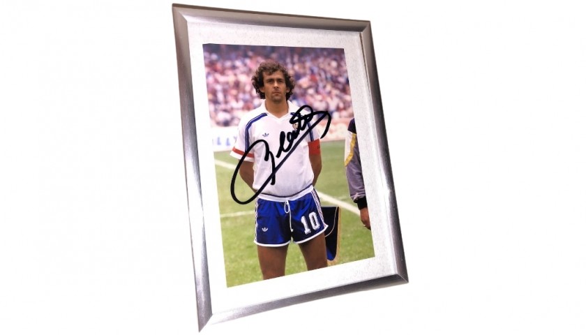 Michel Platini Signed Photograph