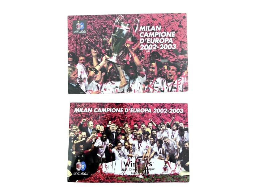 Milan European Champions' Official Stamp, 2002/03