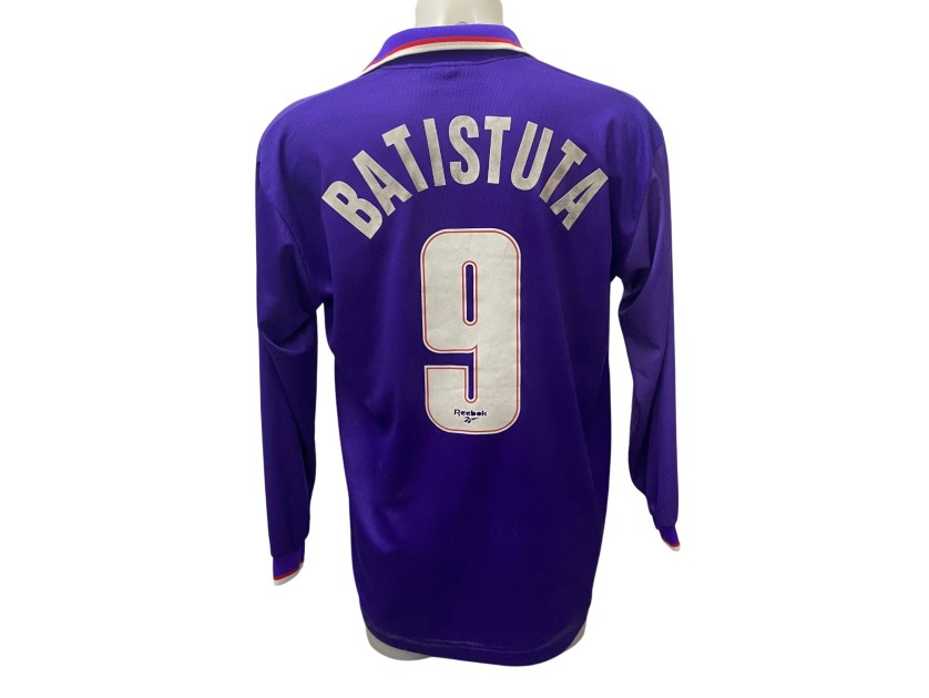 Batistuta's Fiorentina Match-Issued Shirt, 1995/96