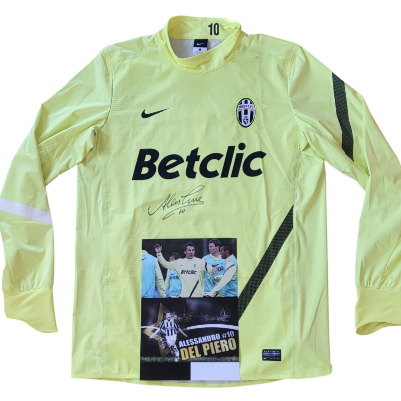 Del Piero's Juventus Signed Training Sweatshirt, 2011/12