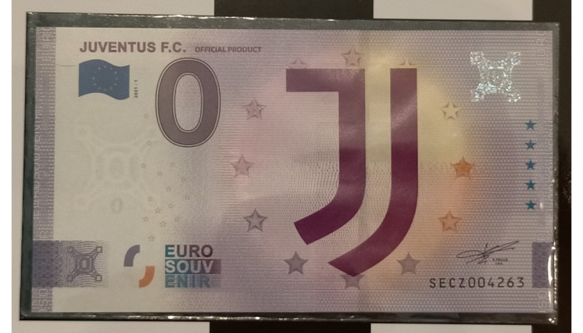 Zero Euro Banknote - Juventus Folder 2021