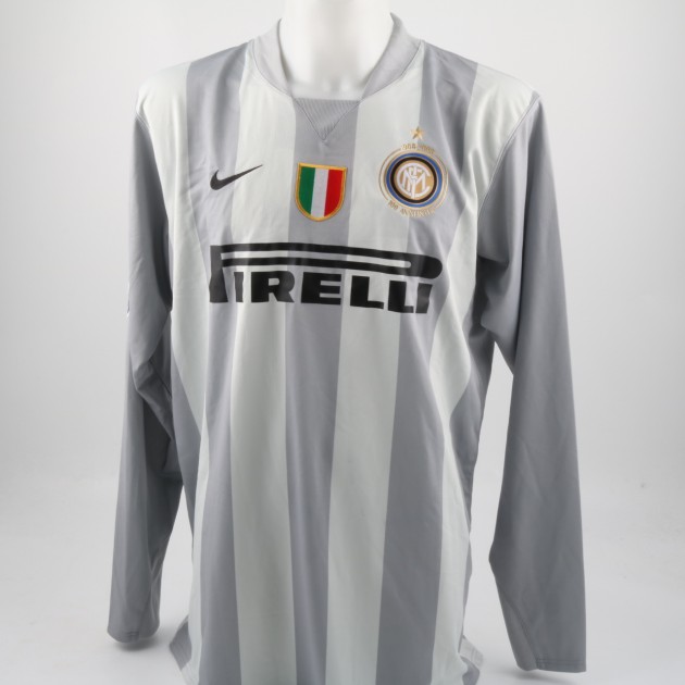 Toldo Inter shirt, issued/worn Serie A 2007/2008