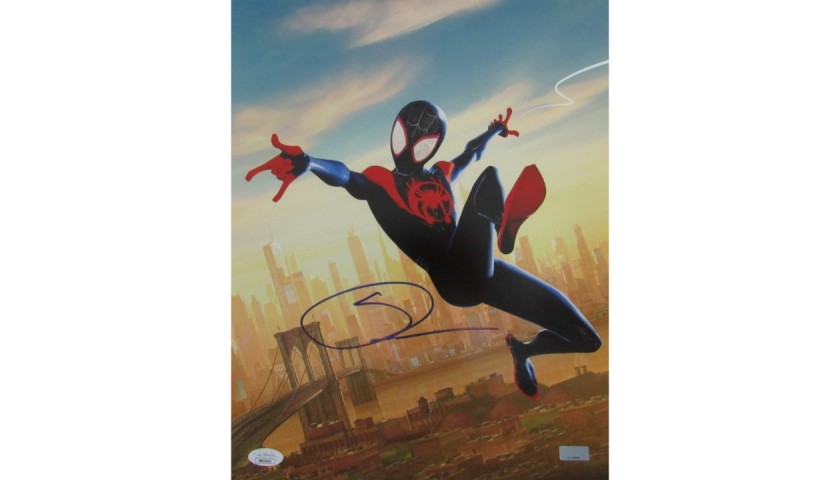 Shameik Moore Signed Spiderman Lithograph
