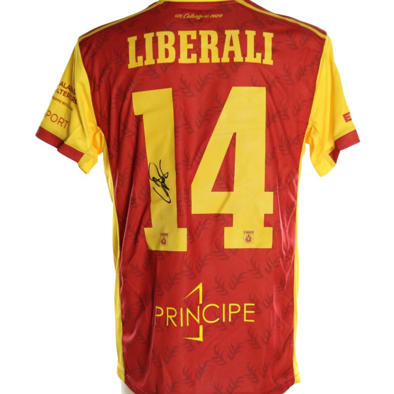 Liberali's Signed Unwashed Shirt, Catanzaro vs Empoli 2026