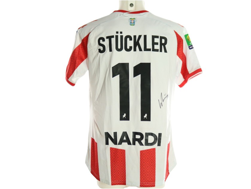 Stuckler's Signed Unwashed Shirt, LR Vicenza vs Pergolettese 2026 - Special Patch Earth Day