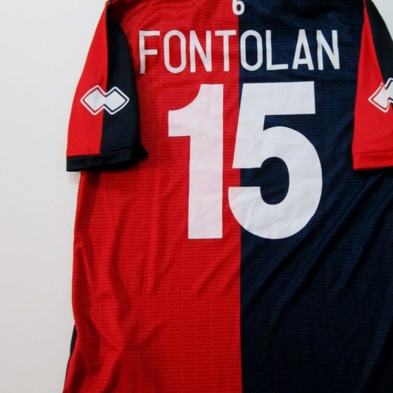 Fontolan match worn shirt, derby Genoa-Sampdoria, Slancio di Vita 2013