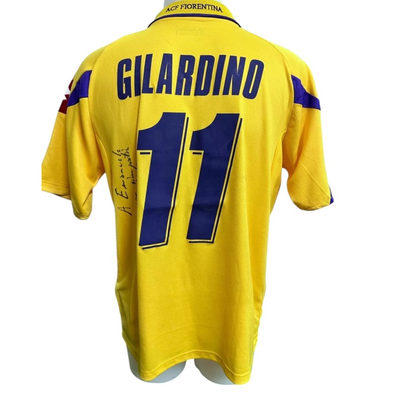 Gilardino's Sampdoria vs Fiorentina Signed Match-Issued Shirt, 2010