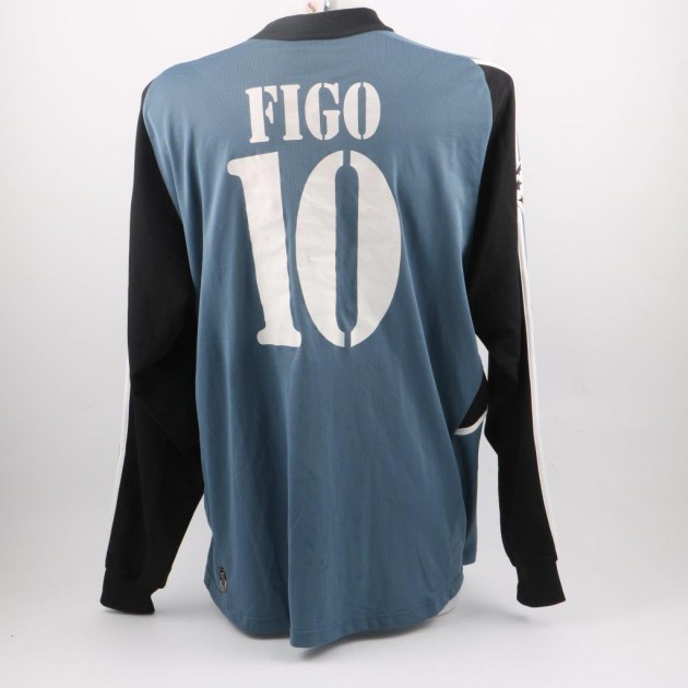 Figo match issued/worn shirt, Real Madrid Champions League 2001/2002