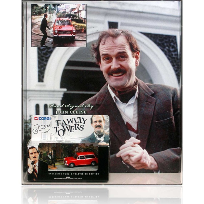 John Cleese Signed Fawlty Towers Mini Car Presentation