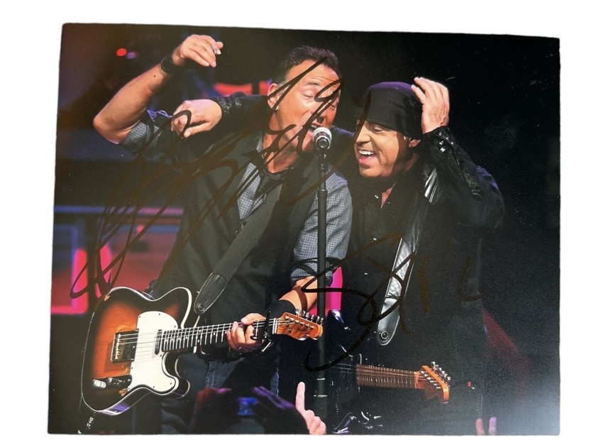 Bruce Springsteen and Steven Van Zandt of The E Street Band Signed Picture