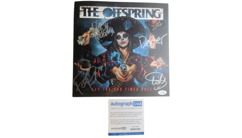 The Offspring Signed Record Album Cover