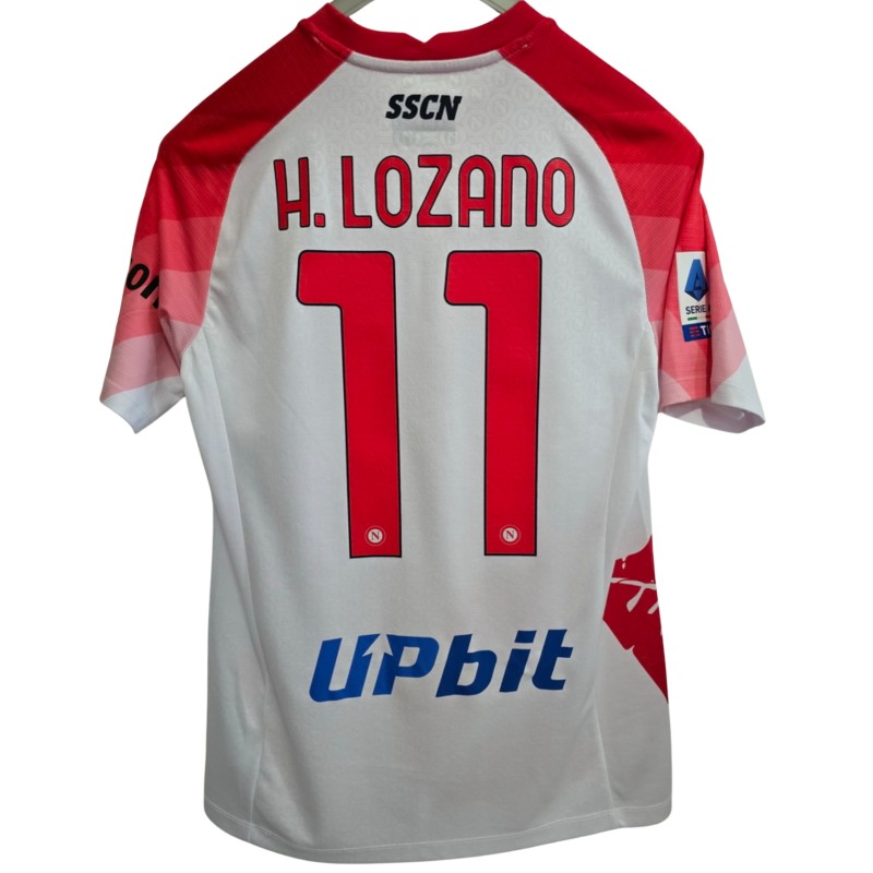 Lozano's Napoli Issued Shirt, 2022/23 - Valentine's Day Special Edition