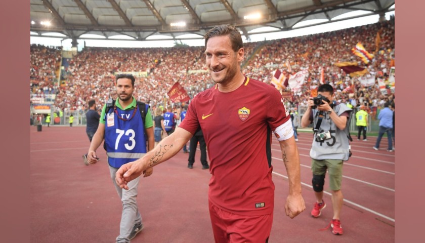 Totti's Official Roma Signed Shirt, 2017/18