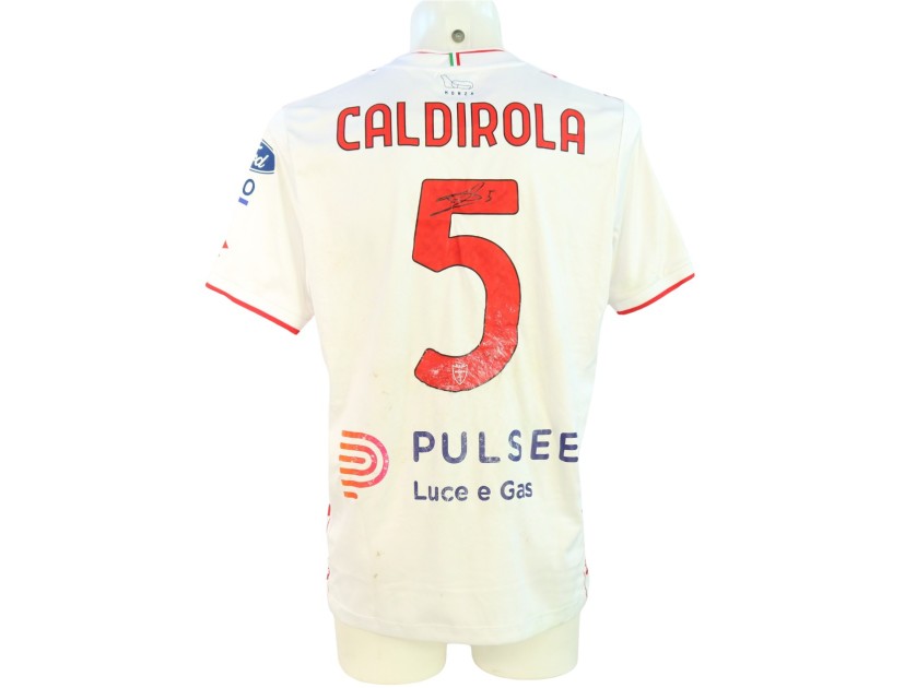 Cladirola's Signed Unwashed Shirt, Bologna vs Monza Coppa Italia 2024