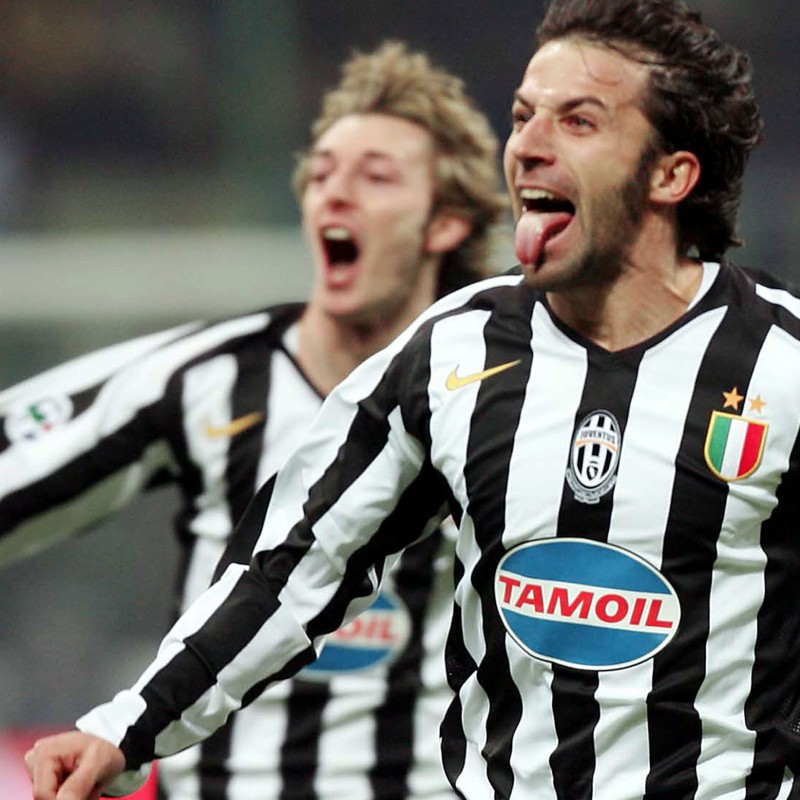 Del Piero shirt, issued/worn Juventus-Inter Supercoppa italiana 2005