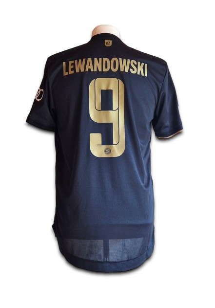 Lewandowski's Bayern Munich Champions League Match Shirt vs Benfica