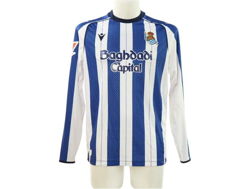 Zubeldia's Signed Unwashed Shirt, Real Sociedad vs Real Madrid