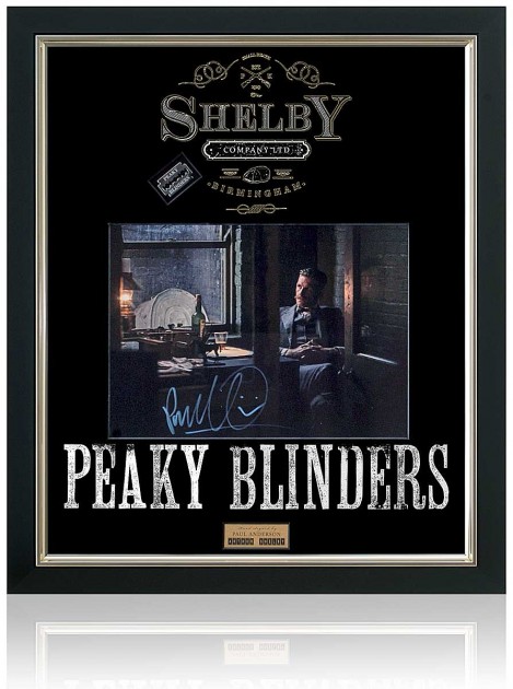 Paul Anderson Signed Arthur Shelby Peaky Blinders Presentation