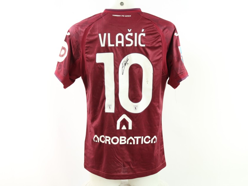 Vlasic's Torino vs Genoa Signed Unwashed Shirt, 2025