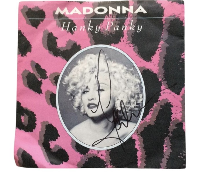 Madonna Signed 'Hanky Panky' 7" Vinyl