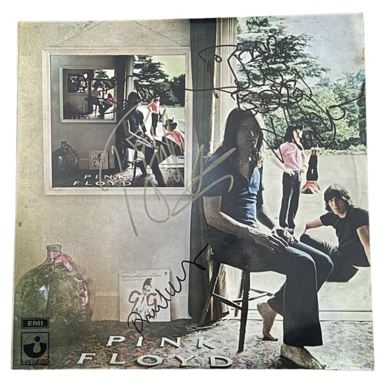 LP in vinile firmato Ummagumma dei Pink Floyd