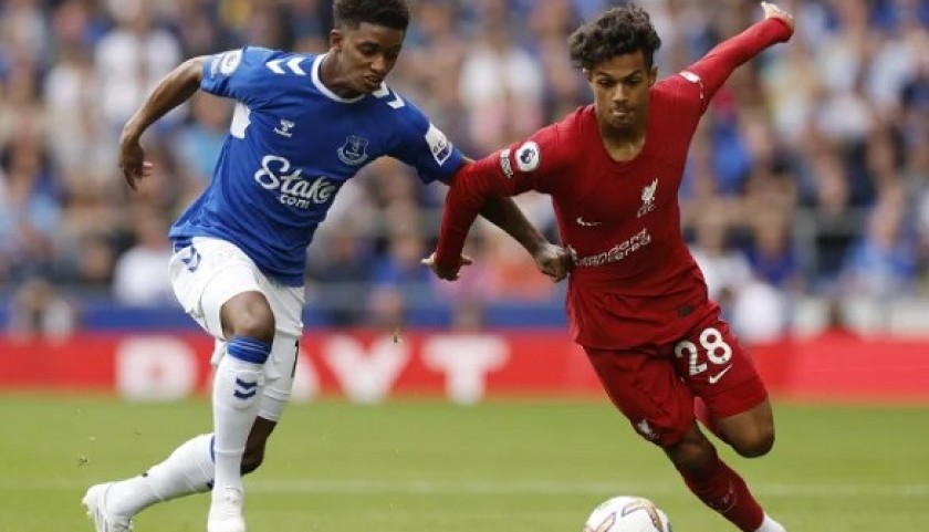 Fábio Carvalho's Liverpool 2022/23 Signed Official Third Shirt