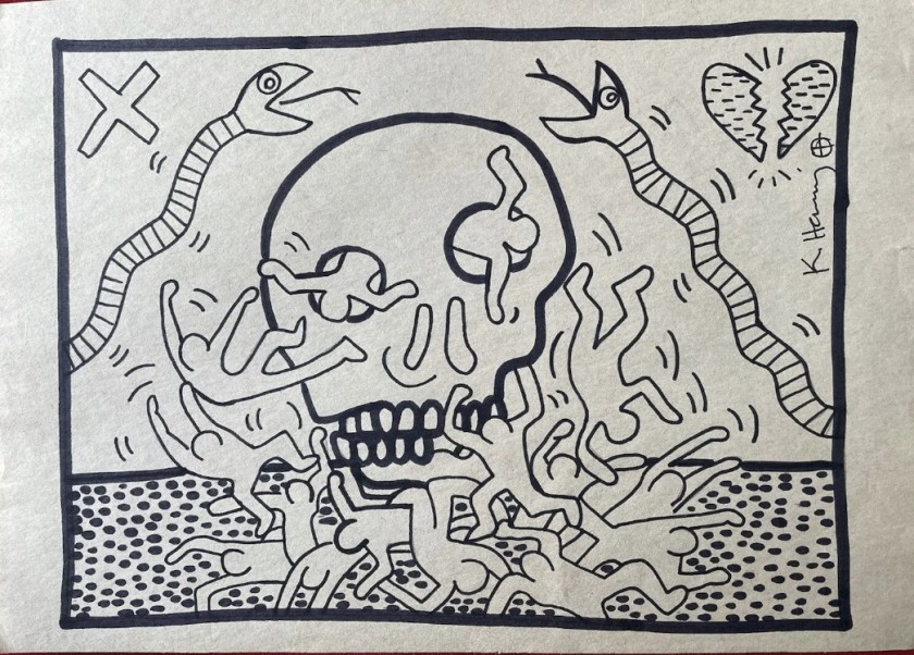 Keith Haring Drawing