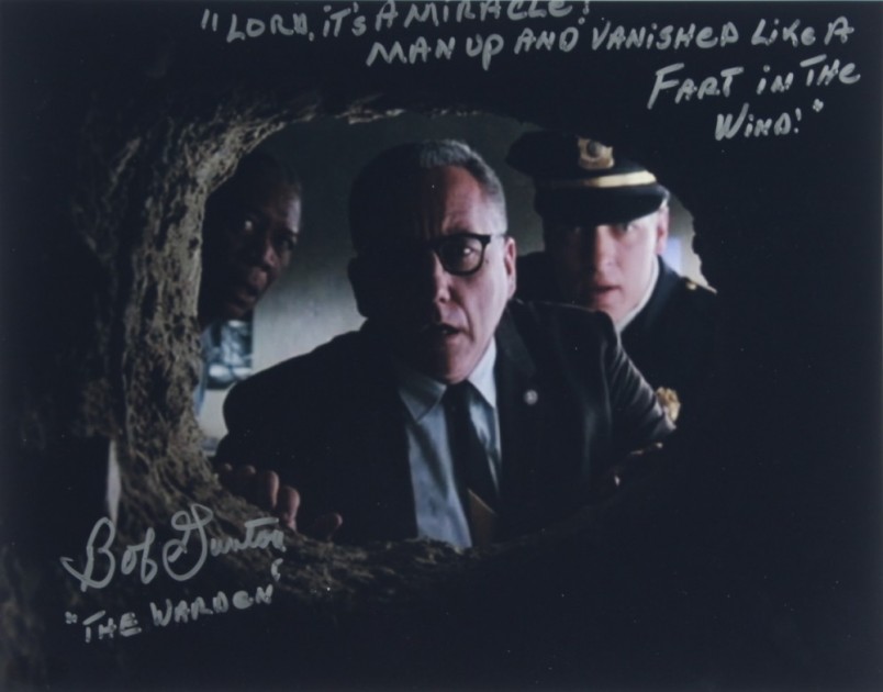 Bob Gunton Signed "The Shawshank Redemption" Photo