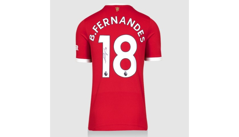 Men's adidas Bruno Fernandes Red Manchester United 2023/24 Home Authentic  Player Jersey